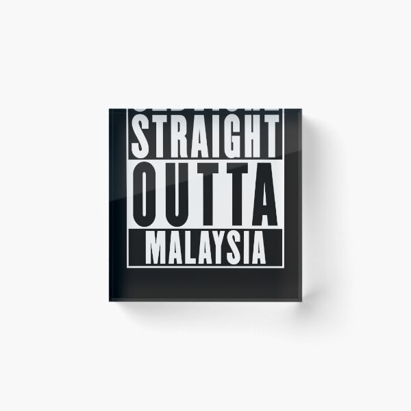 Item preview, Straight Outta Malaysia designed and sold by RandomStuffShop.