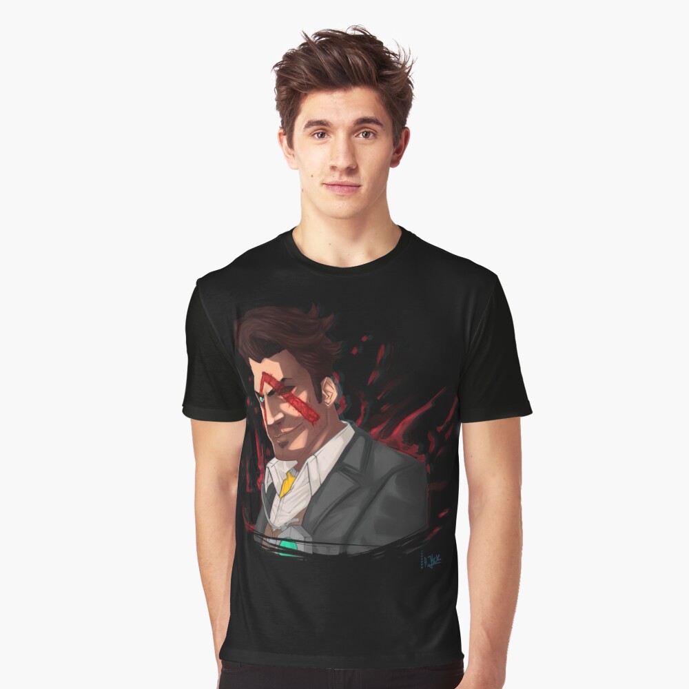 Vista previa del artículo con la obra «Camiseta gráfica», diseñado y vendido por HandsomeJackass.