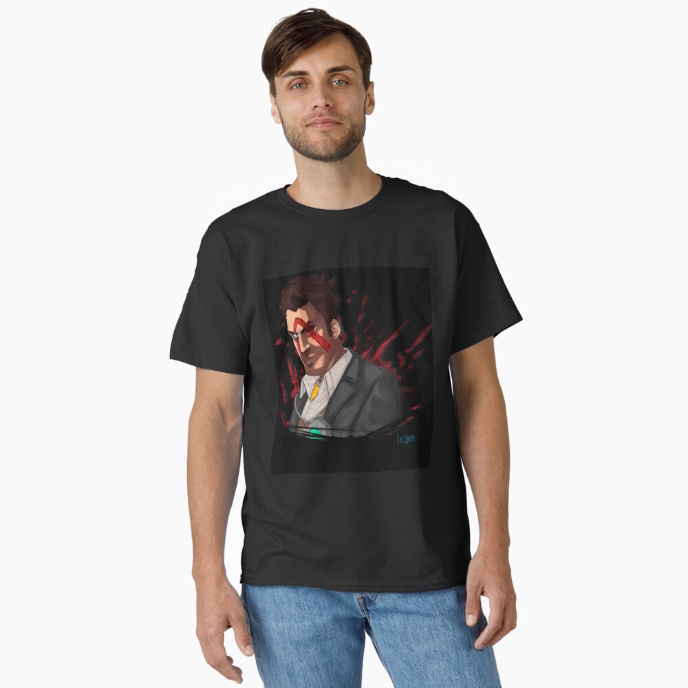Vista previa del artículo con la obra «Camiseta clásica», diseñado y vendido por HandsomeJackass.