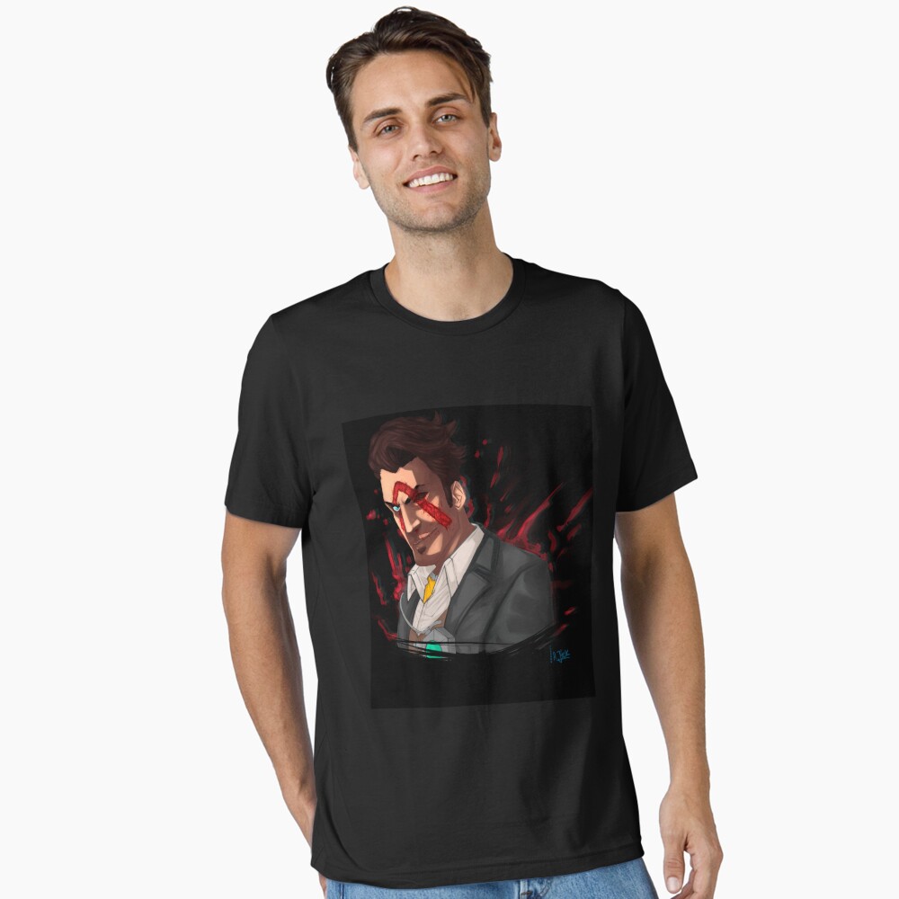 Vista previa del artículo con la obra «Camiseta esencial», diseñado y vendido por HandsomeJackass.