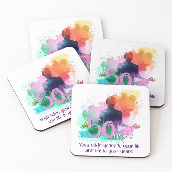 Item preview, Gift idea for the 50th birthday of a woman who loves yoga designed and sold by JIGGO.