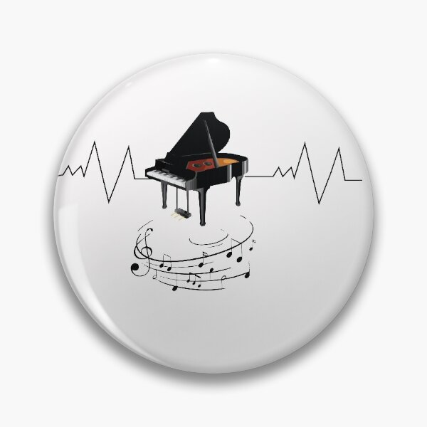 Item preview, Piano Heartbeat, Piano Teacher Gift , Times for Music artists Gift,Piano Player Gift, Pianist Gift,  Piano Lover, Musician  designed and sold by HananDesign13.
