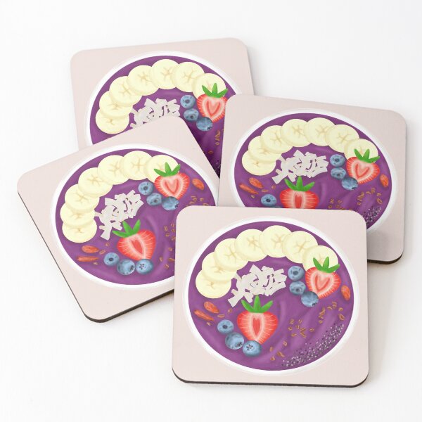 Item preview, Smoothie Acai Fruit Bowl Purple designed and sold by onepiconetreat.