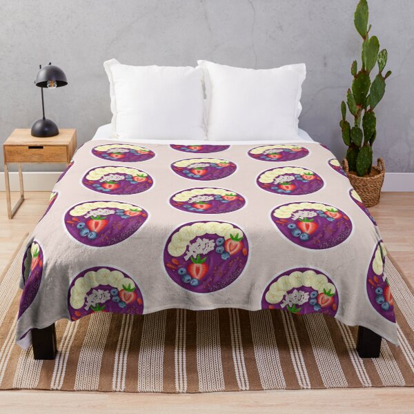 Item preview, Smoothie Acai Fruit Bowl Purple designed and sold by onepiconetreat.