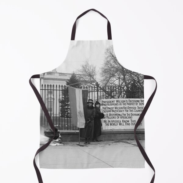Artikelvorschau, Suffragetten protestieren vor dem Weißen Haus gegen Woodrow Wilson – 1918 entworfen und verkauft von warishellstore.