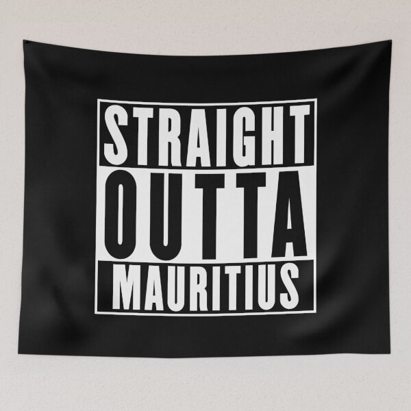 Item preview, Straight Outta Mauritius designed and sold by RandomStuffShop.