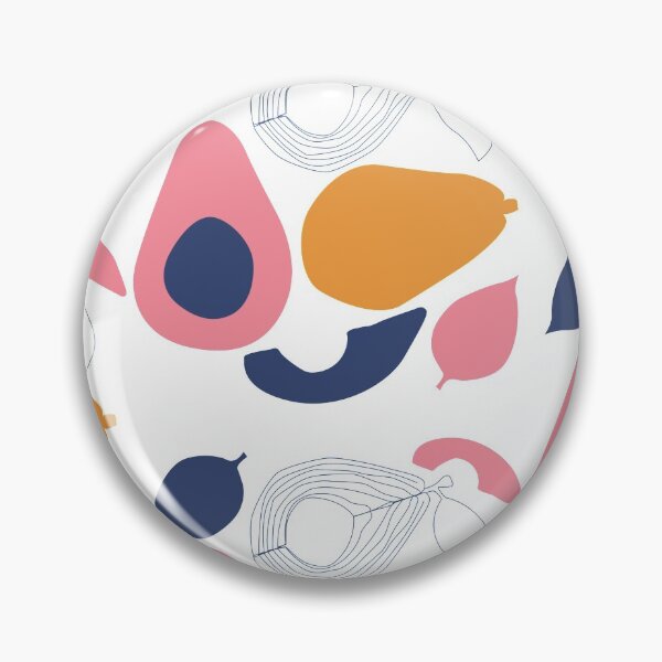 Item preview, Modern Abstract Avocado Drawing  designed and sold by Dollfacedesign.