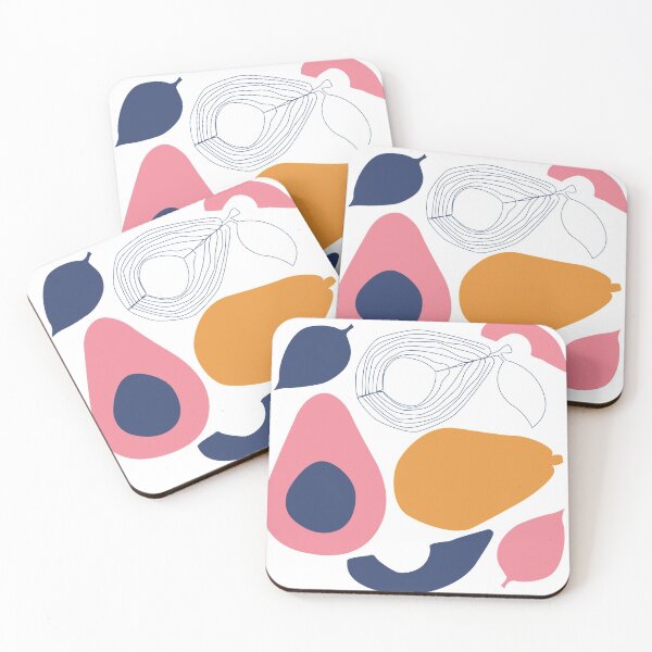 Item preview, Modern Abstract Avocado Drawing  designed and sold by Dollfacedesign.