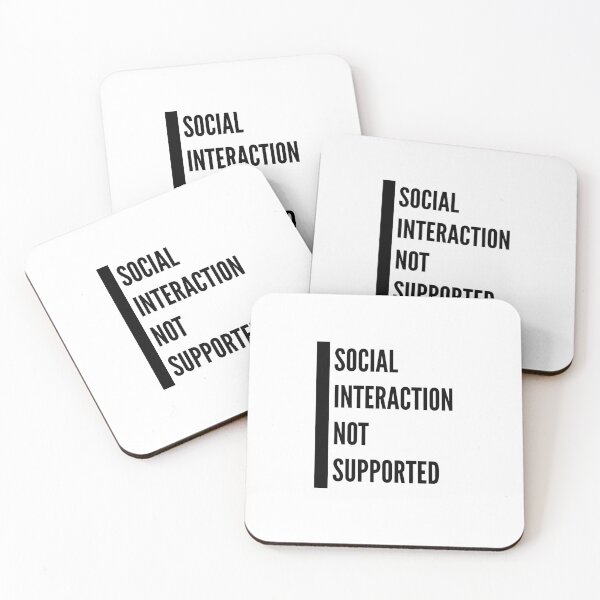 Item preview, Social interaction not supported designed and sold by Whiimsical.