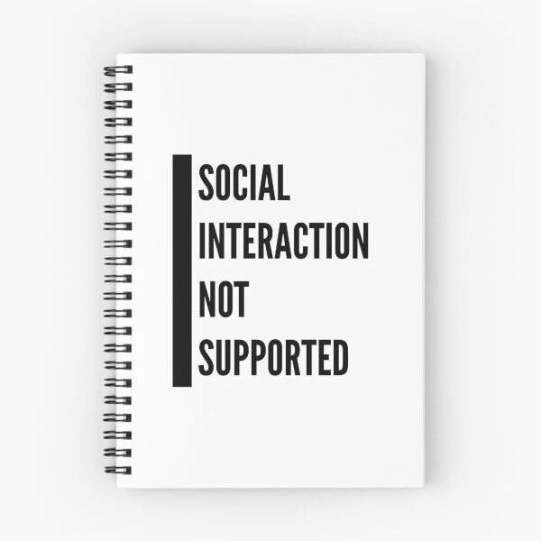 Item preview, Social interaction not supported designed and sold by Whiimsical.