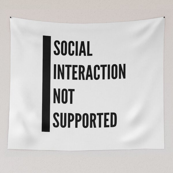 Item preview, Social interaction not supported designed and sold by Whiimsical.