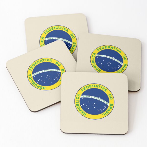 Item preview, National Seal of Brazil (Brasil), Country Coat of Arms, National Emblem designed and sold by webdango.