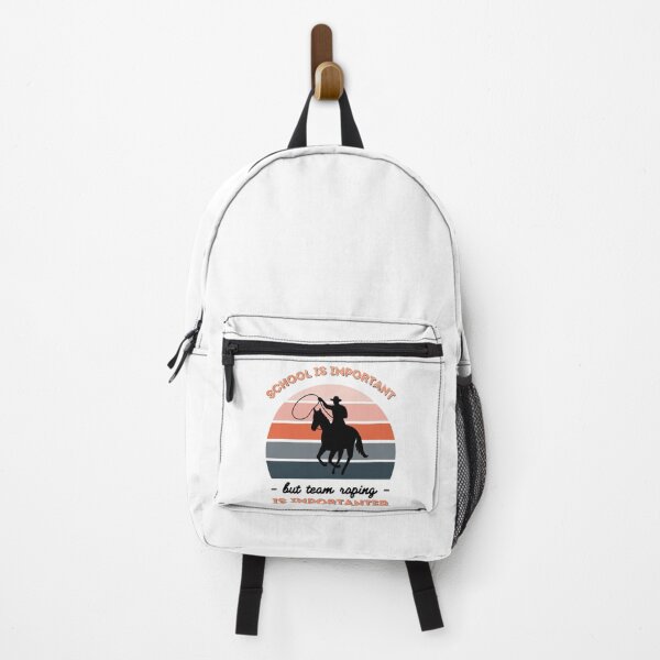 Item preview, School is important but team roping is importanter - a retro vintage design designed and sold by AnnaMelekhina.