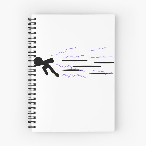 Item preview, Stickman running superspeed stickfigure designed and sold by Twonumbernines.