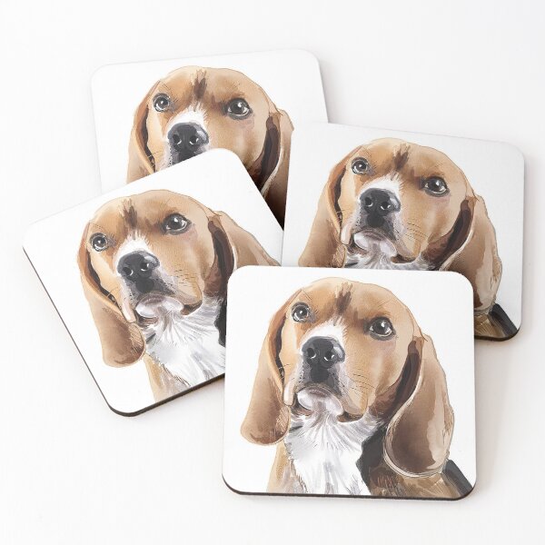 Item preview, Beagle dog portrait dogs pet pets puppy art cute Beagles  designed and sold by Coolstuff4you71.