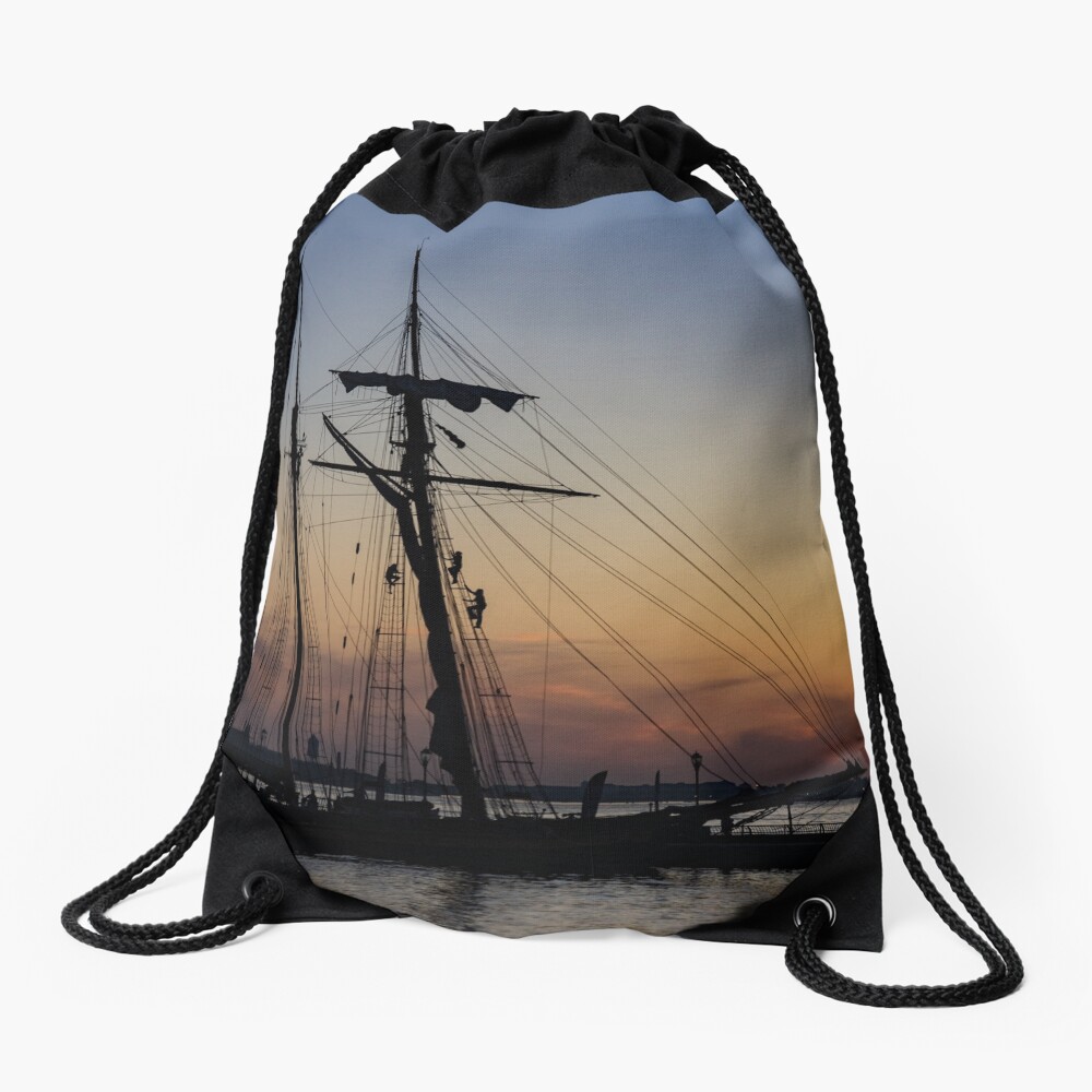 drawstring sailor bag