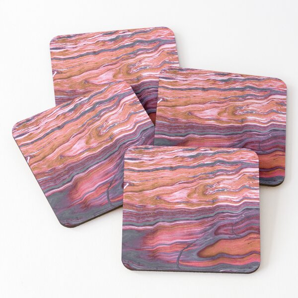 Item preview, Hydro Dipped Cinnamon Mauve Geode designed and sold by ArtRoomOregon.