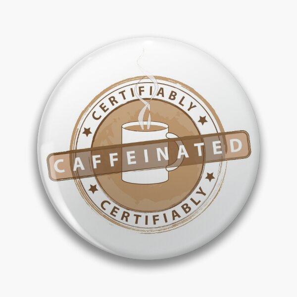 Item preview, Coffee Certifiably Caffeinated Stamp designed and sold by PEHardy-Designs.