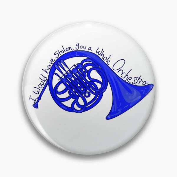Item preview, Blue French Horn designed and sold by Thekatdidit.