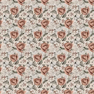 Artwork thumbnail, Flower Seamless Patterns Roses graphic by Openspace2020