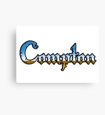 Compton in Chrome style Canvas Print
