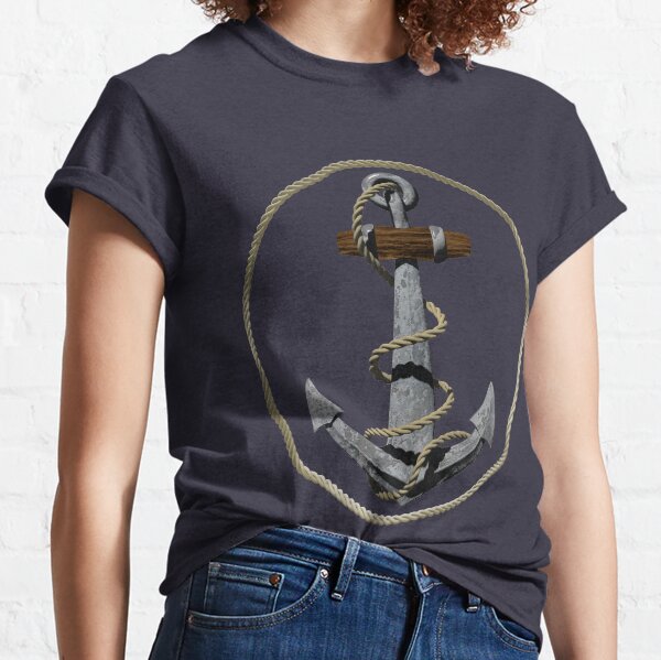 Anchor With Rope Classic T-Shirt