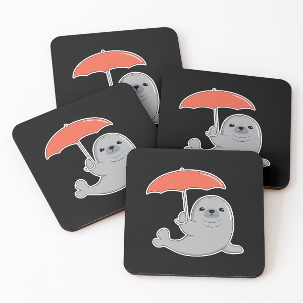 Item preview, Seal with Umbrella designed and sold by Snabdesign84.