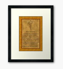 Nursing Pledge Framed Print