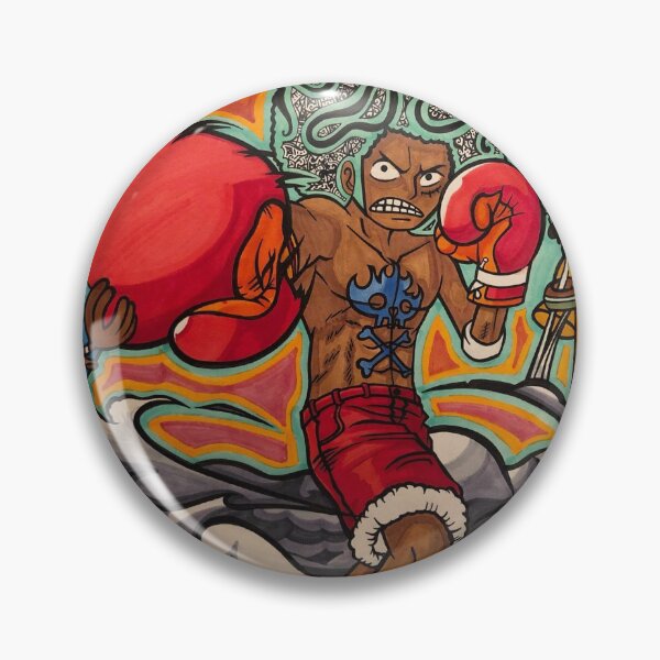 Artikelvorschau, AFRO LUFFY CHOPPER BROOK entworfen und verkauft von TheRadStarfish.
