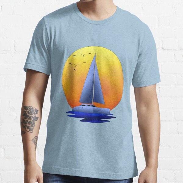 catamaran sailboat t shirt designs