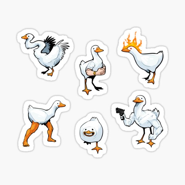 cursed ducks  Sticker