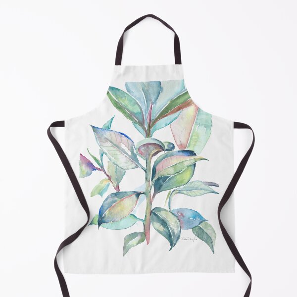 Item preview, Watercolour rubber plant, Ficus elastica designed and sold by TheArtOfNata.