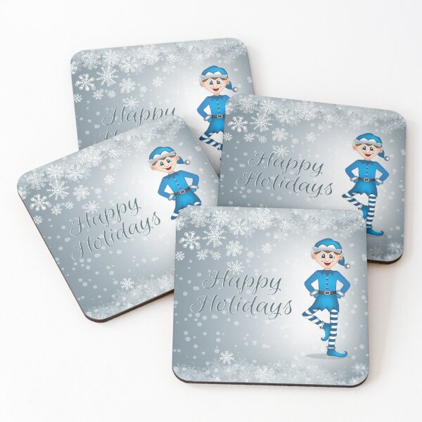Item preview, Blue Christmas Elf  designed and sold by serenaking.
