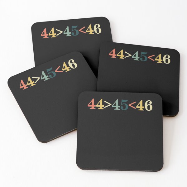 Item preview, 44>45<46, biden won get over it, 46>45 designed and sold by Mirnamar.