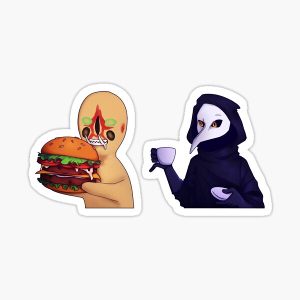 Skrunkle SCP 049 and 035 Stickers -  Israel