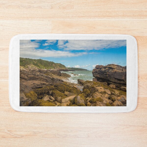 Item preview, A view rocky coastline at low tide with seaweed on the rocks, at Abbey Burnfoot, in southern Scotland designed and sold by SnapTPhotograph.
