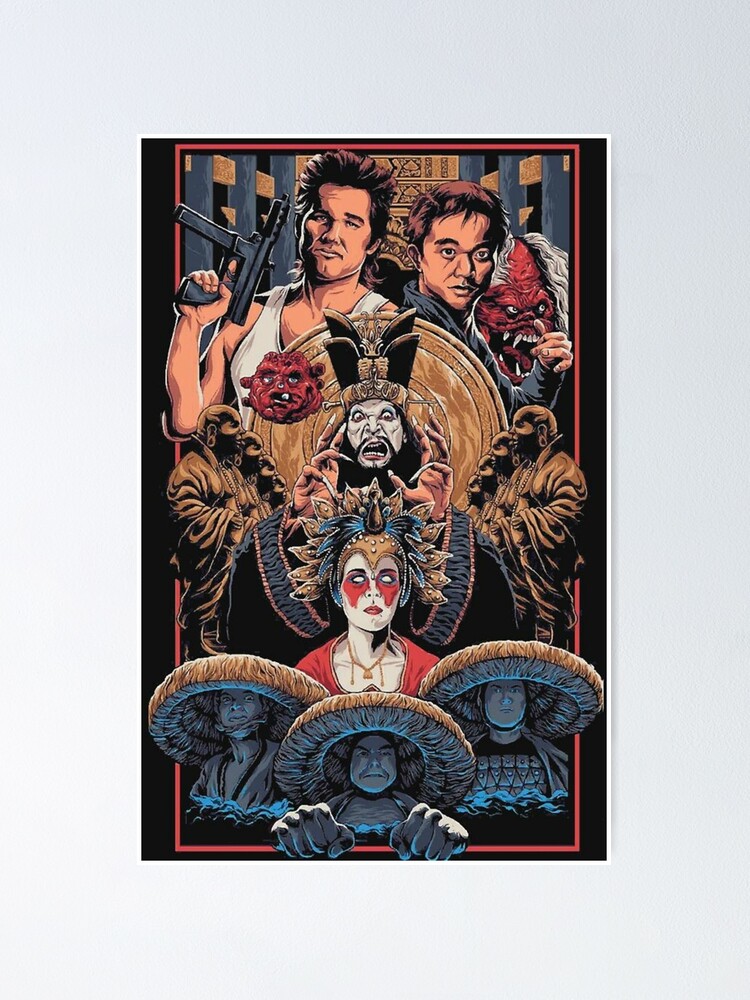 Big Trouble In Little China Poster For Sale By Leeambler Redbubble