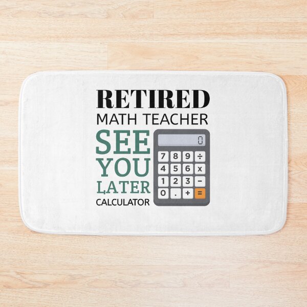 Item preview, Retired Math Teacher Funny Math Teacher Retirement,Best gift for teacher on his retirement,Retirement gift for momTeacher designed and sold by Essakhi12.