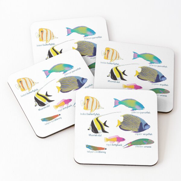 Item preview, Colourful reef fish species designed and sold by WestCoastWoods.