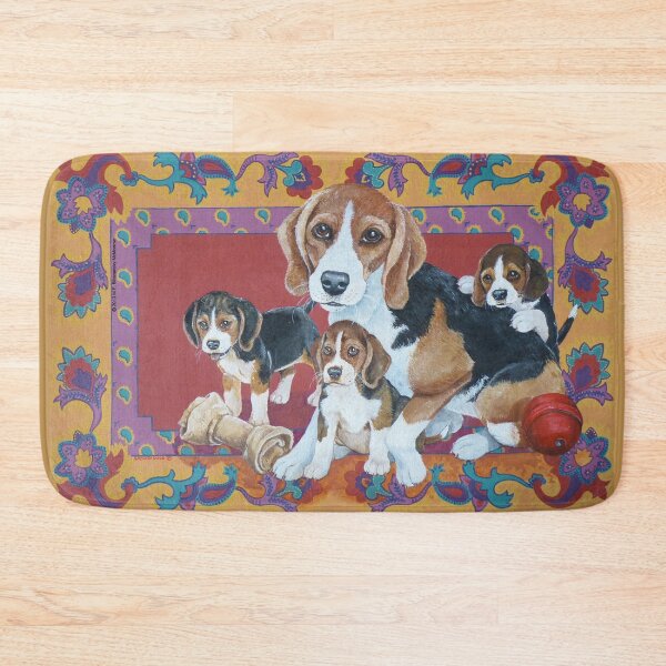 Beagles Bath Mat