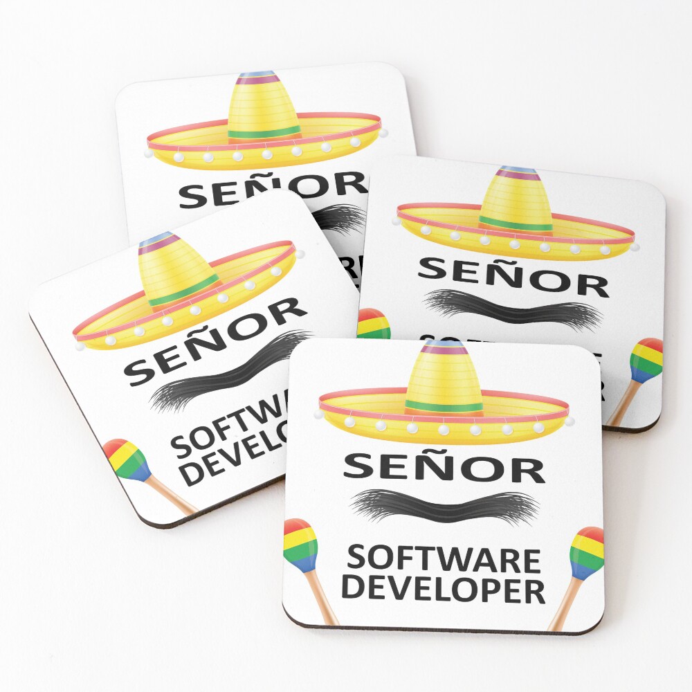 Item preview, Coasters (Set of 4) designed and sold by GeekHeadDesigns.