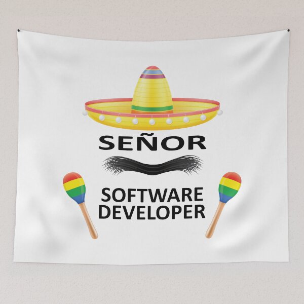 Item preview, Desarrollador senior de software designed and sold by GeekHeadDesigns.