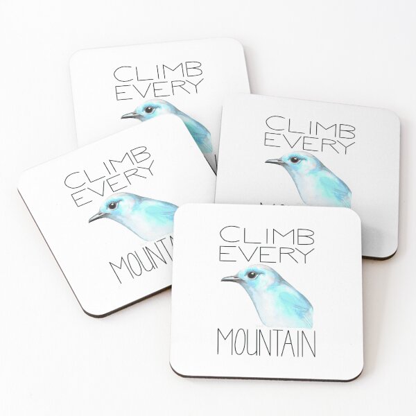 Item preview, Climb Every Mountain Bluebird designed and sold by LauraWolfArtist.