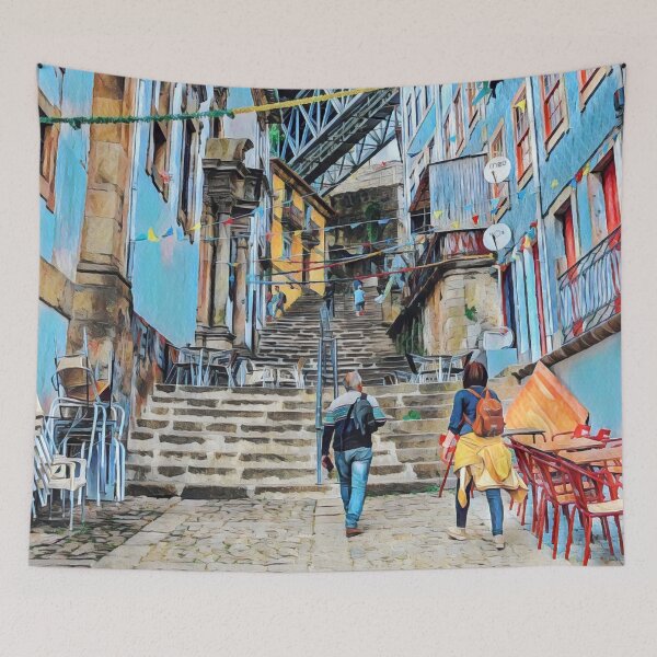 Item preview, Porto streets designed and sold by AnnaAndVibes.