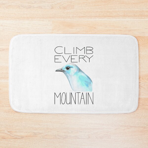 Item preview, Climb Every Mountain Bluebird designed and sold by LauraWolfArtist.