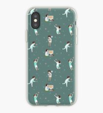Oikawa Tooru Pattern - green iPhone Case