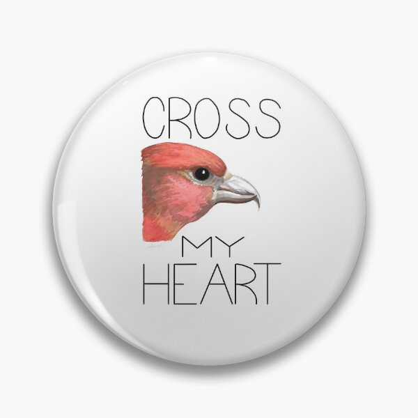 Item preview, Cross My Heart (Red Crossbill) designed and sold by LauraWolfArtist.
