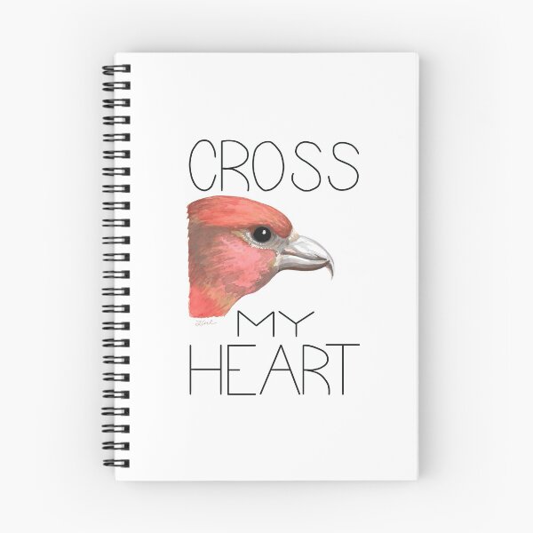Item preview, Cross My Heart (Red Crossbill) designed and sold by LauraWolfArtist.