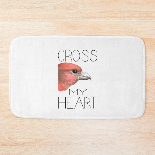 Item preview, Cross My Heart (Red Crossbill) designed and sold by LauraWolfArtist.