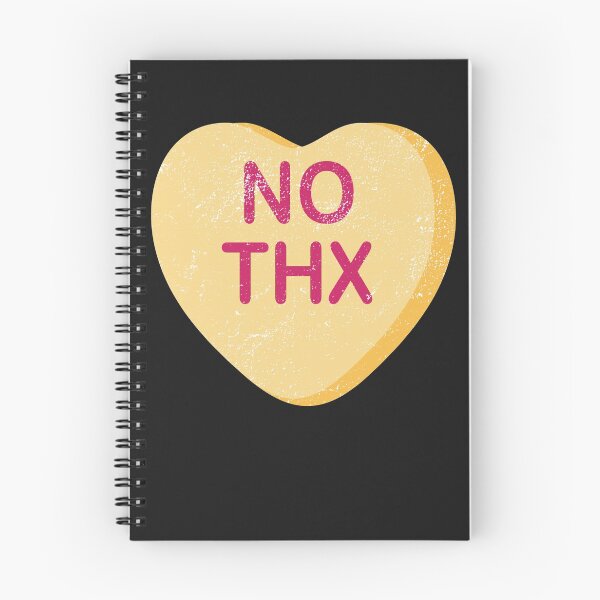 Item preview, NO THX, Funny Anti Valentines Day designed and sold by FTAPS.